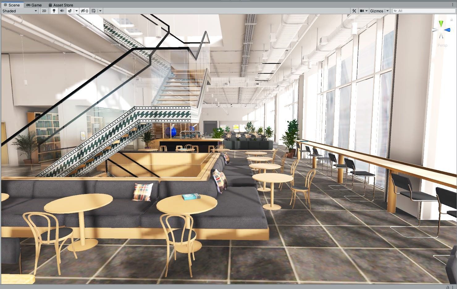 WeWork Canary Wharf spatial visualization